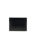 Black Leather Clutch Bag
