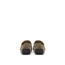 Beige Suede Leather Moccassin
