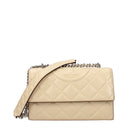 Beige Leather Crossbody Bag