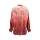 Camisa floral de seda