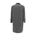 Gray Fleece Wool Coat