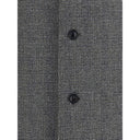 Gray Fleece Wool Coat