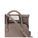 Beige Calf Leather Bos Taurus Handbag