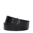 Black Leather Regular Belt