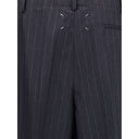 Gray Wool Casual Pants