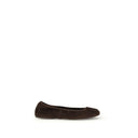 Brown Calf Leather Bos Taurus Ballet Flats