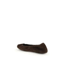 Brown Calf Leather Bos Taurus Ballet Flats