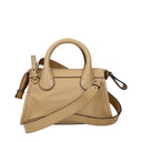 Beige Leather Handbag