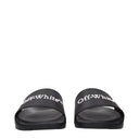 Black Cotton Slippers