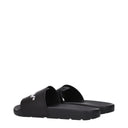 Black Cotton Slippers