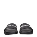 Black Cotton Slippers