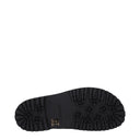 Green Fabric Flat Sandals