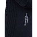Navy Blue Wool Socks