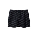 Black Cotton Bermuda Shorts