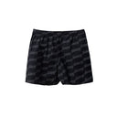 Black Cotton Bermuda Shorts