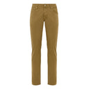 Yellow Cotton Skinny Pants