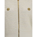 White Viscose Bomber