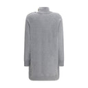 Gray Cashmere Casual Dress