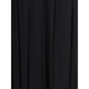 Black Silk Long Skirt