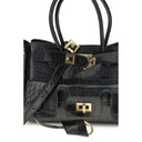 Black Calf Leather Bos Taurus Shoulder Bag