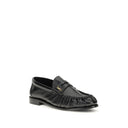 Black Lamb Ovis Aries Aries Slip-On Loafers