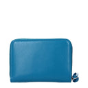 Blue Leather Wallet