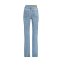 Light Blue Cotton Slim Fit Jeans