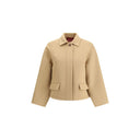 Beige Wool Clothing