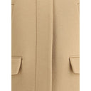 Beige Wool Clothing