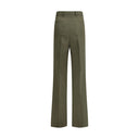 Bicolor Wool Pants