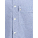 Light Blue Cotton Pattern Shirt