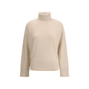 Beige Wool Turtleneck