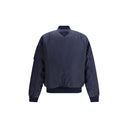 Blue Recycled Polyamide Bomber