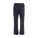 Blue Polyester Athletic Pants