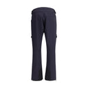 Blue Polyester Athletic Pants