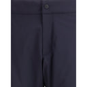Blue Polyester Athletic Pants