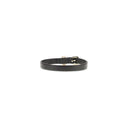 Black Calf Leather Bos Taurus Bracelet
