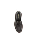 Brown Calf Leather Bos Taurus Slip-On Loafers