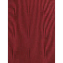 Vestido Largo Sin Mangas de Cachemira y Seda Acanalada