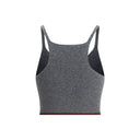 Серый шерстяной топ