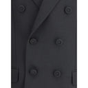 Black Polyester Coat