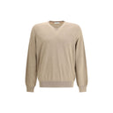 Beige Fleece Wool Sweatshirt