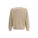Beige Fleece Wool Sweatshirt