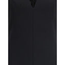 Black Wool Casual Dress