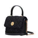 Black Fabric Handbag