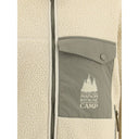 Chaqueta con caparazón de poliéster crema