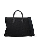 Black Fabric Handbag