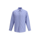 Blue Cotton Pattern Shirt