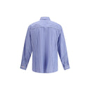 Blue Cotton Pattern Shirt