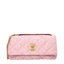 Pink Fabric Shoulder Bag